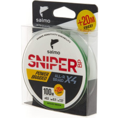 Aukla pītā Salmo Sniper BRAID X4 Grass Green - 4931-013