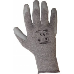 Lahti Pro Gloves latex grey l210309p, 12 pairs, 