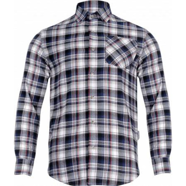 Lahti Pro Flannel shirt grey-black, 170g/m2, 