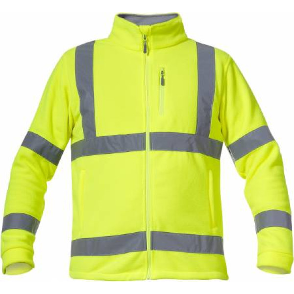 Lahti Pro High visibility fleece jacket yellow, 