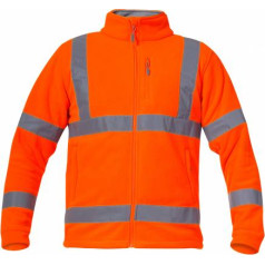 Lahti Pro High visibility fleece jacket orange, 