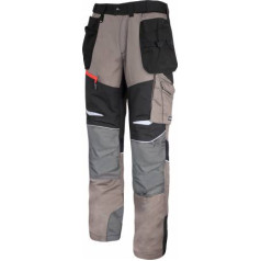 Lahti Pro Pants khaki-black with stretch inserts, 