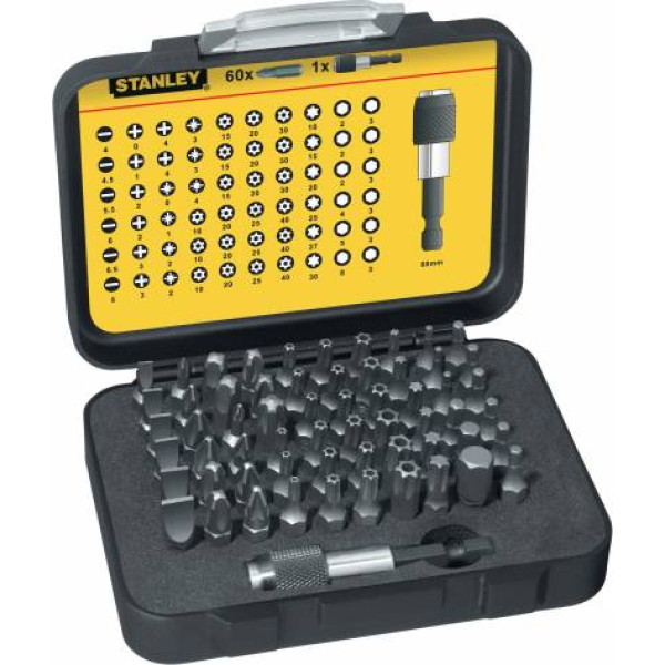 Stanley 61pc fm bit set - display x 10