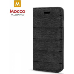 Mocco Smart Magnet Book Case Auduma Maks Telefonam Sony M4 Aqua Melns