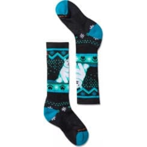 Smartwool Zeķes Wintersport Full Cushion Polar Bear Pattern OTC XS Charchoal