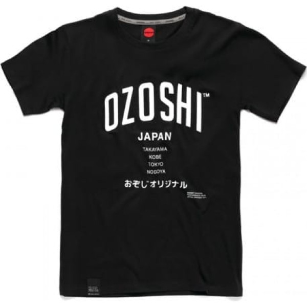 Ozoshi Atsumi M Tsh melns T-krekls O20TS007 / XL