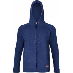 Lahti Pro Hooded sweatshirt with zip, navy blue, 