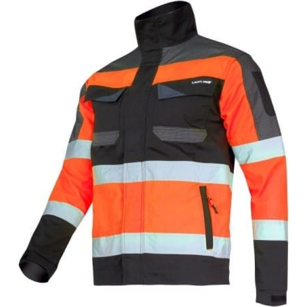 Lahti Pro High vis. jacket black-orange, 