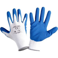 Lahti Pro Gloves latex navy-white l211110p, 12 pairs, 