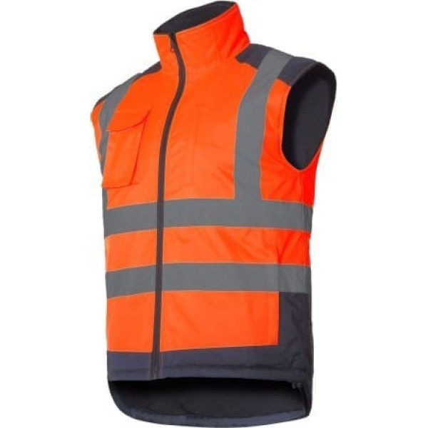 Lahti Pro Warning vest reversible, orange, 