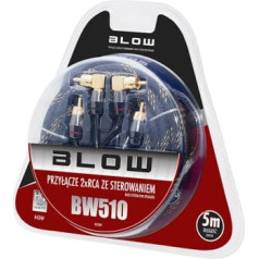 Blow 4434 # Savienots 2xrca 6mm 5m leņķis + hi-end stūre