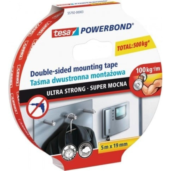 H5579203 Taśma montażowa dwustronna  Tesa Powerbond Super Mocna 55792