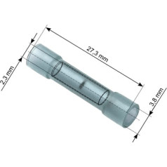 Blow 43-092 # Izolācijas savienotājs 27.3 / 3.8 / 2.3 zils