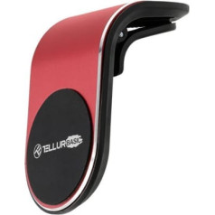 Tellur Basic Car Phone Holder Magnetic MCM7, Air Vent Mount red