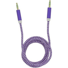 Tellur Basic audio cable aux 3.5mm jack 1m purple