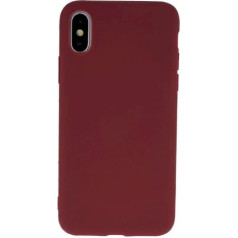 Fusion Accessories Fusion Soft Matte Back Case Silikona Aizsargapvalks Priekš Apple iPhone 11 Pro Max Tumši Sarkans