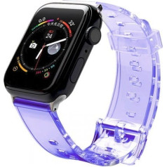 Fusion Accessories Fusion Light silikona siksniņa Apple Watch 38mm / 40mm / 41mm violeta