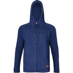 Lahti Pro Hooded sweatshirt with zip, navy blue, 