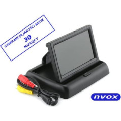 Automašīnas monitora atpakaļgaitas vai brīvstāvošs LCD 4,3 collu AV 12V ... (NVOX RM403)