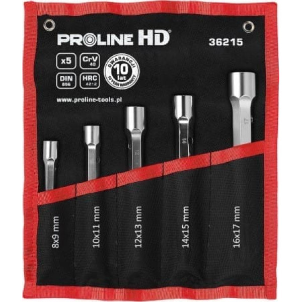 Proline Hd Tube spanners 5pcs (8x9-16x17mm),cv, proline 