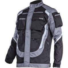 Lahti Pro Jacket with refl. stripes, black-grey, 