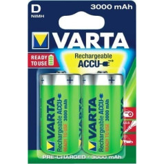 2x Varta Ready2use R20 D 3000mAh akumulatori