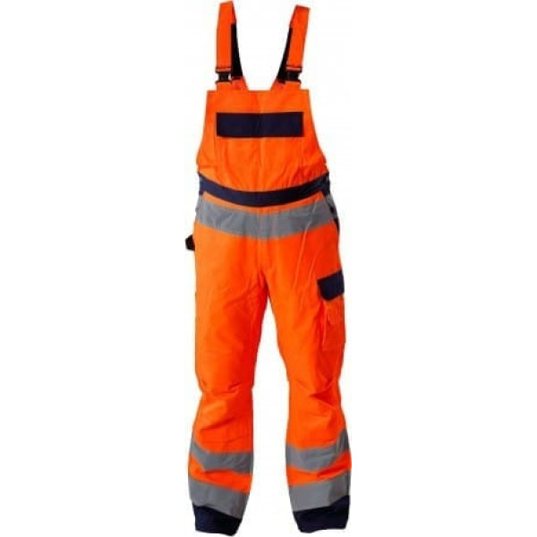 Lahti Pro High vis. bib pants orange 'premium', 