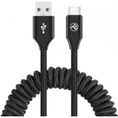 Tellur Data cable Extendable USB to Type-C 3A 1.8m black