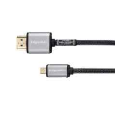 Kruger&matz KM0328 HDMI kabelis — mikro HDMI spraudnis-spraudnis (AD) 3,0 m Kruger & Matz