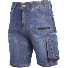 Lahti Pro Jeans shorts with reinforcements, 