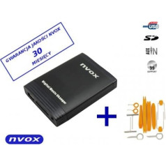 Zmieniarka cyfrowa emulator MP3 USB SD RENAULT 12PIN... (NVOX NV1086M REN 12PIN)