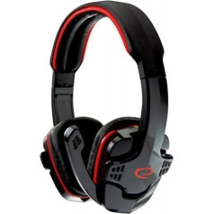 EGH310R Esperanza stereo headphones with microphone for gamers raven red