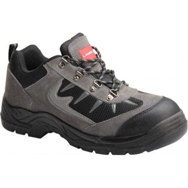 Lahti Pro Shoes, suede/mesh, grey-black, s1p sra, 