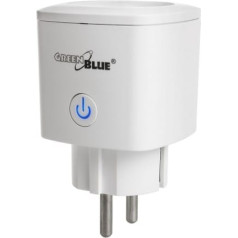 Attālā GreenBlue WiFi ligzda, Android / iOS / Alexa / Google sākumlapa, patēriņš enerģija, taimeris, maks. 3680W, F tips, GB720 F