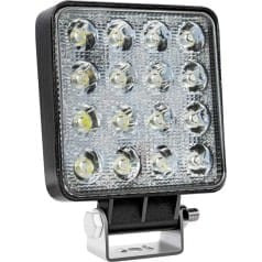 Amio Lampa robocza 16led 110x110 48w flat 9-36v awl10