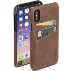 Krusell Sunne 2 Card Cover Apple iPhone X vintage cognac (61104)