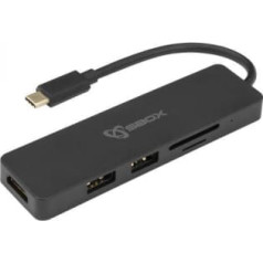 Sbox USB Type-C->HDMI/USB-3.0/SD+TF TCA-51