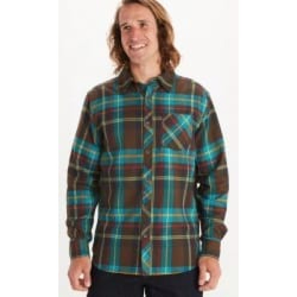 Marmot Krekls Anderson Lightweight flannel L Dark Brown