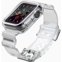 Fusion Accessories Fusion Light Set silikona siksniņa Apple Watch 42mm / 44mm / 45mm melna