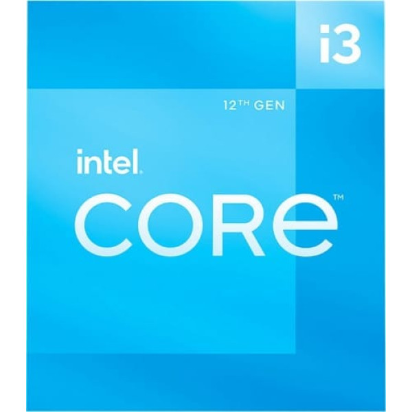 Intel Core i3-12100 f box 3.3GHz procesors, lga1700