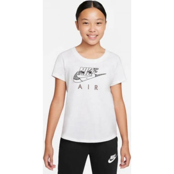 T-krekls Nike Sportswear Tee Mascot Scoop Jr DQ4380 100/M (137-147)