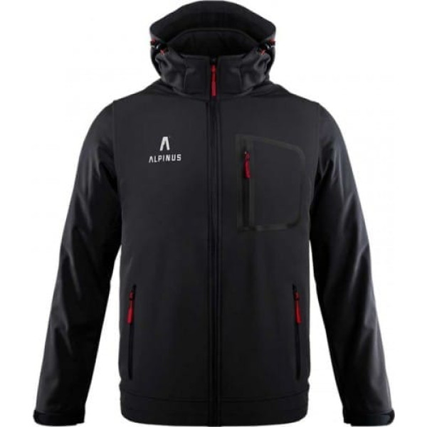 Softshell jaka Alpinus Stenshuvud melna BR43371 / S