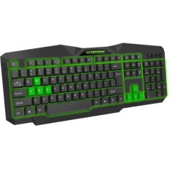 EGK201G Esperanza wired usb gaming illuminated keyboard tirions green