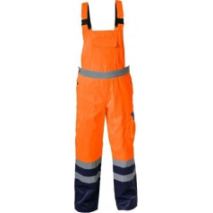 Lahti Pro High vis. bib pants orange, 