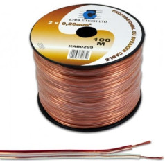 Cabletech KAB0311 Skaļruņa kabelis 0,75 mm (100 m rullis)