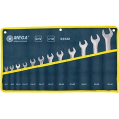 Mega Open end wrench sets - din 3110, cv 6*7-30*32 mm, 12 pcs
