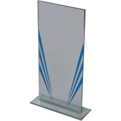 Polcups stikla trofeja / 15 cm /