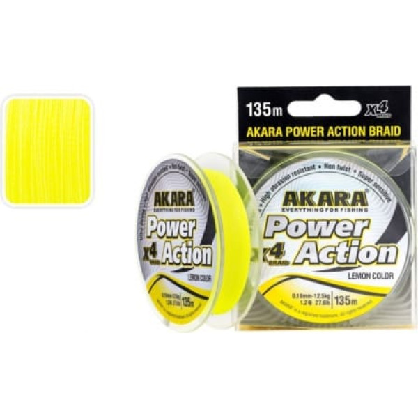 Aukla AKARA «Power Action X-4 Yellow 135»