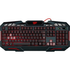 Defender membrane gaming keyboard doom keeper gk-100dl backlit 45104