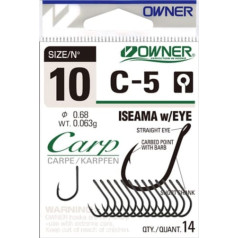 Āķi Owner CARP ISEAMA w/EYE C-5 - 53265-16